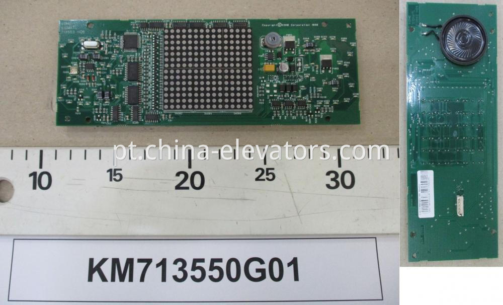 Kone Lift Dot Matrix Horizontal Display Board KM713550G01 KONE Lift Dot Matrix Horizontal Display Board KM713550G01